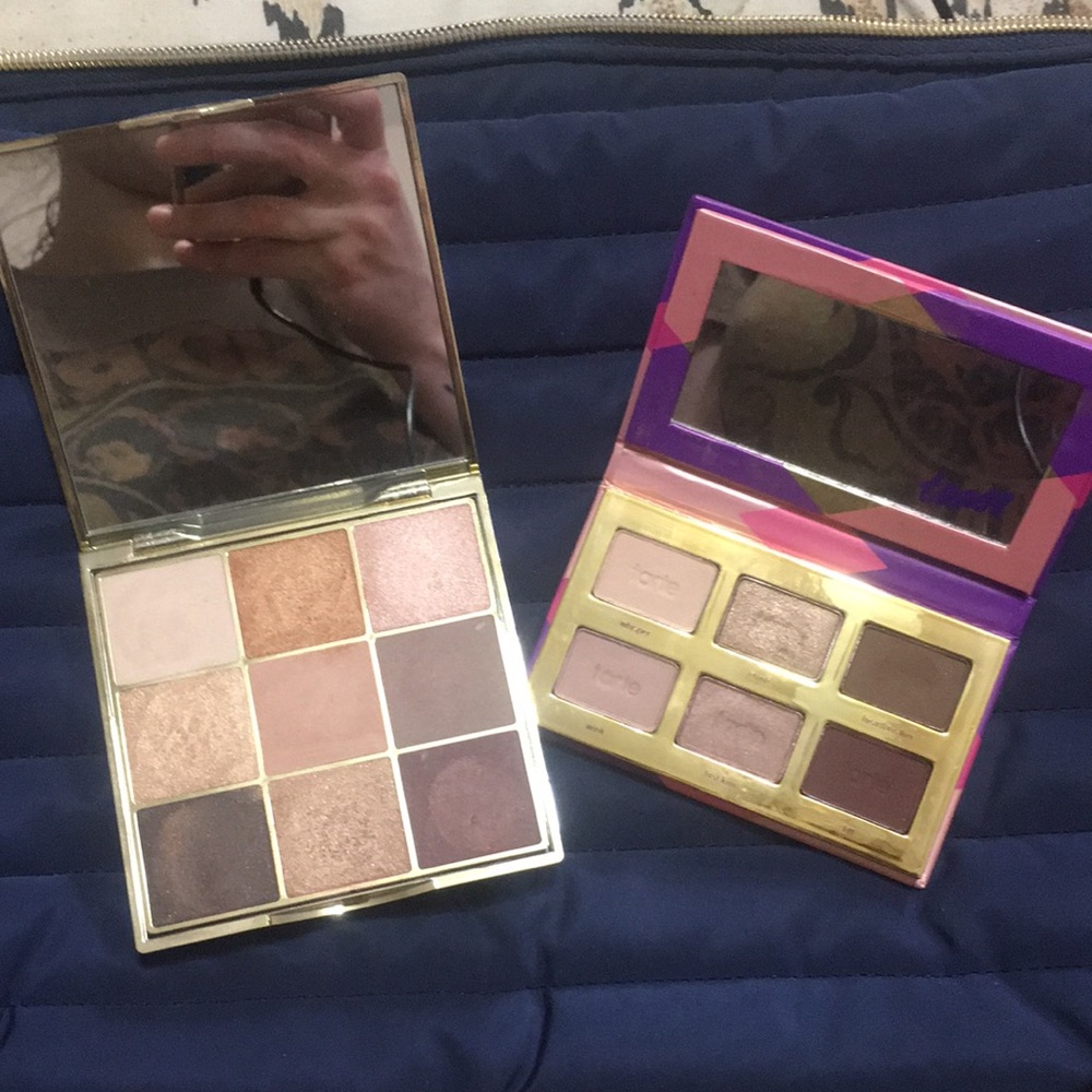 LOT OF 2 TARTE PALETTES IN MAKE MAGIC HAPPEN AND TARTELETTE TEASE LIGHTLY USED - Picture 2 of 2
